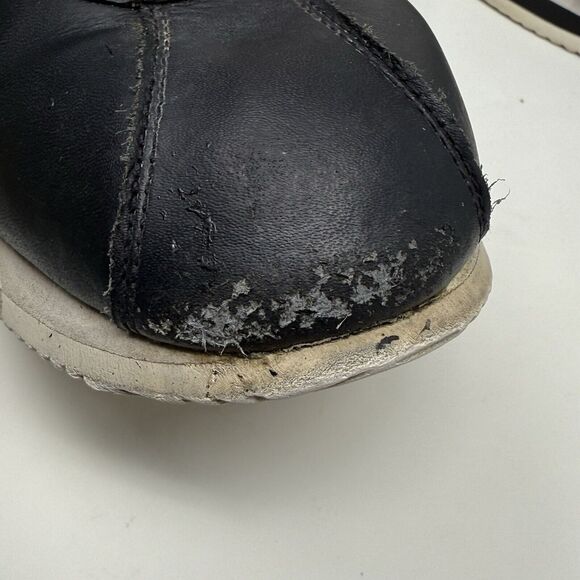 Nike Cortez 72 Basic Leather OG Shoes Mens 13 Black Retro Sneakers 316418-012 - Picture 5 of 16